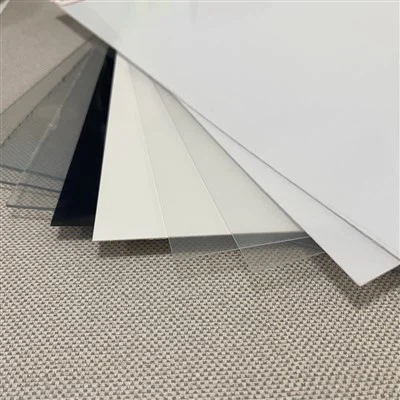 Hojas de PETG blancas