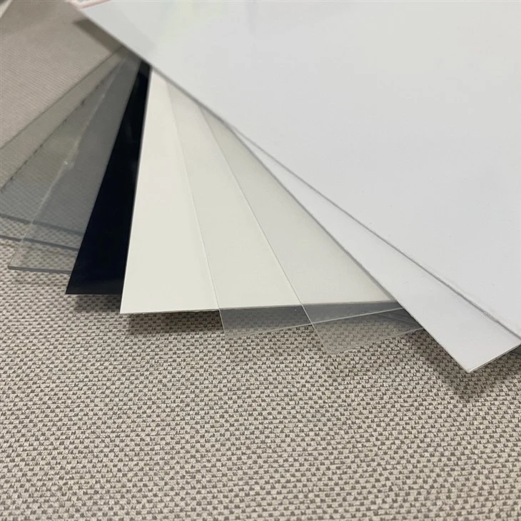 Hojas de PETG blancas